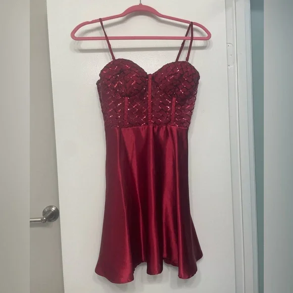 B.B Peppers | Dresses | Bb Peppers Red Sparkly Homecoming Dress | Poshmark B.B Peppers | Dresses | Bb Peppers Red Sparkly Homecoming Dress | Poshmark
